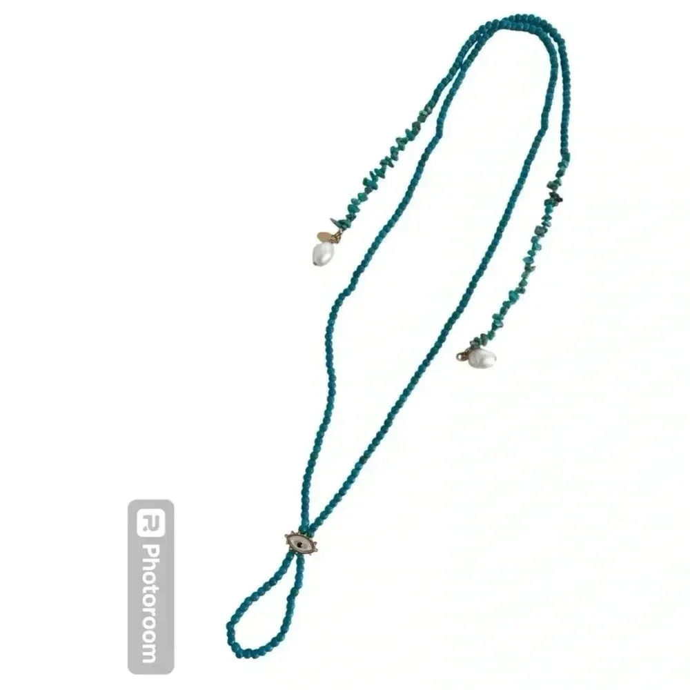 8 Other Reasons 8OR Evil Eye Lariat Style Necklace